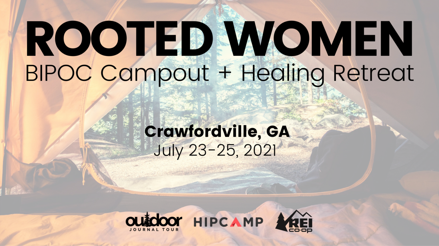 Rooted Women BIPOC Campout + Healing Retreat Tickets Outdoor Journal